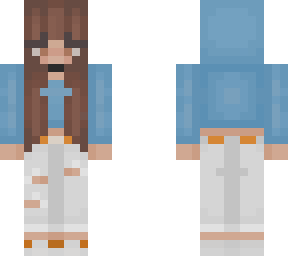 blue hoodie girl (duo skin)