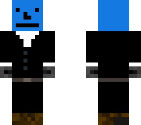 blue man