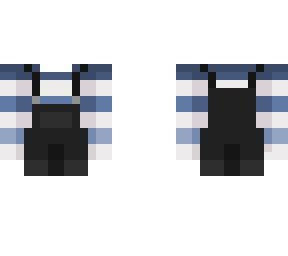 blue overalls fit