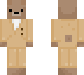 brown bear in cream suit  base by @jambox123
