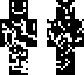 corrupted black and white