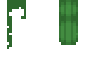dark green hair