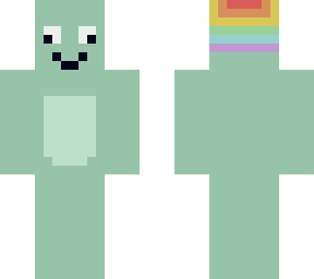 derpy froggi alien boi with rainbow beanie