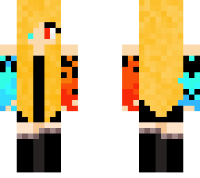 fire and water gamer girl