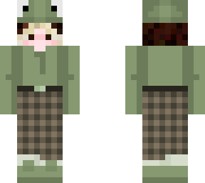 froggypersonwithblack/brownhairandthebleachedstrips