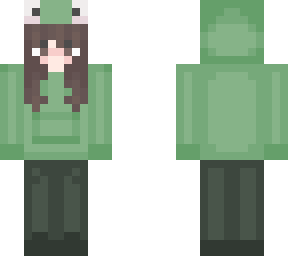 girl frog skin