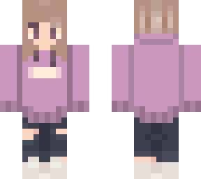 girl in purple hoodie