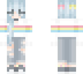 girl rainbow