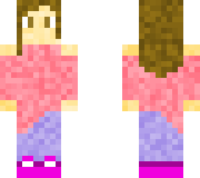 girl with pink dress
