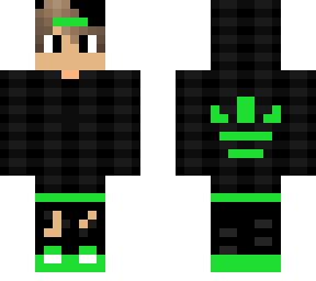 green and black