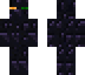 green and red eyed ender man