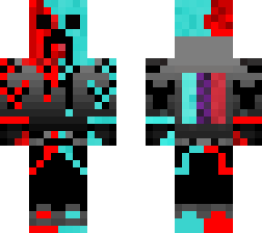 half redstone half ice creeper