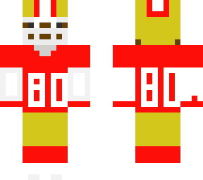 jerry rice bright red white numbers