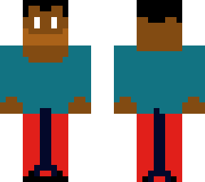 minecraft dark-skinned man