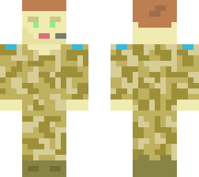 modern military communications officer (desert)
