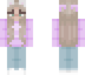 my cool skin but with ombreish hair thing idek
