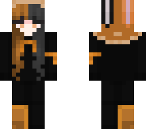 orange and black