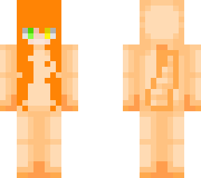 orange axolotl skin
