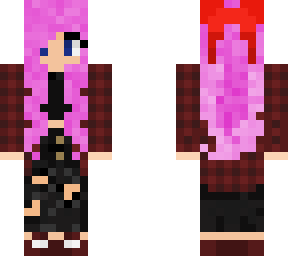 pink haired girl