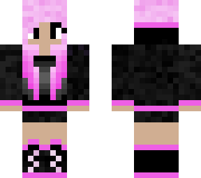 pink haired girl