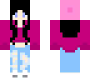 pink sweater with jeans