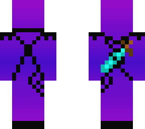 purple blue warrior