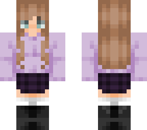 purple sweater