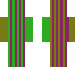 purplegreen man