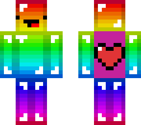 rainbow skepy with cape