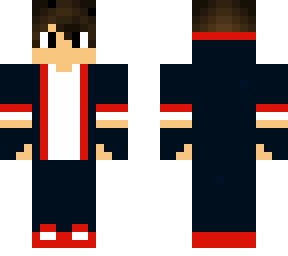 red, black, white