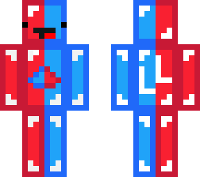 red and blue skeppy