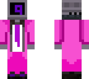 robot with pink suit