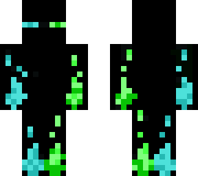 teal green fire