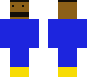 yellow blue man