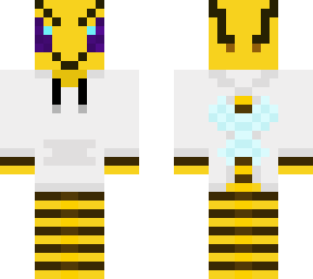 bee with oversized hoodie