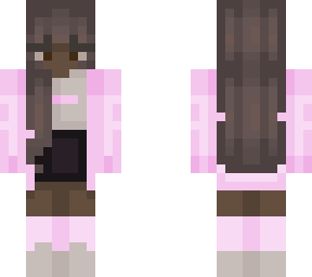 black girl with brown hair