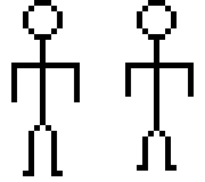 black stickman skin