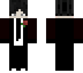 black suit
