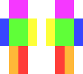 blocky rainbow