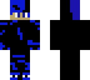 blue and black energy boy