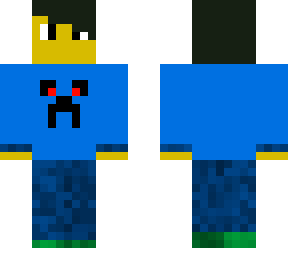 blue boy with shaggy