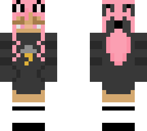 cat girl w/ oversized hoodie