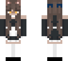 cat maid blue