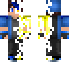 corrupted blue and yellow switch knite