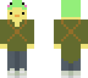 duck froggy hat with trench coat :d