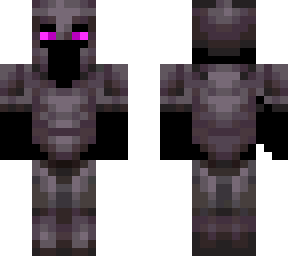 enderman in netherite armor