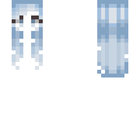 female blue side swept bangs  hb