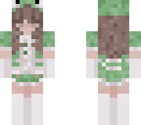 frog maid (edited, brunette)