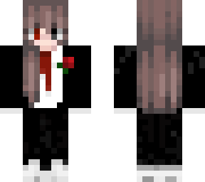 girl in a suit