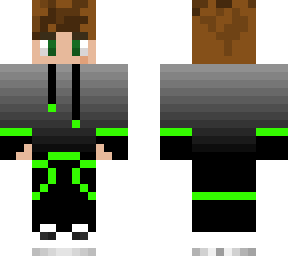 green gamer skin